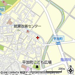 石川県白山市平加町イ118周辺の地図