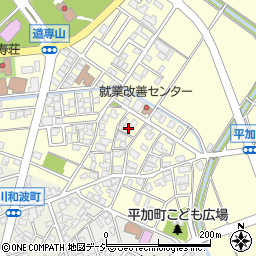 石川県白山市平加町イ72周辺の地図