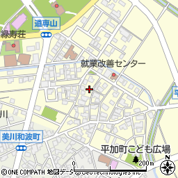 石川県白山市平加町イ107周辺の地図
