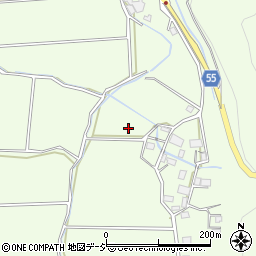 長野県大町市社常光寺周辺の地図