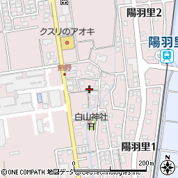 石川県白山市熱野町甲周辺の地図