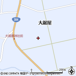 富山県南砺市大鋸屋266周辺の地図