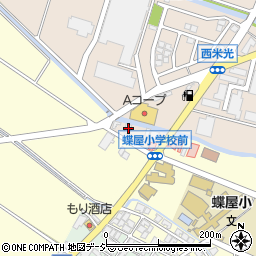 石川県白山市西米光町チ78周辺の地図
