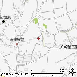 群馬県渋川市北橘町八崎1199-3周辺の地図