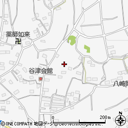 群馬県渋川市北橘町八崎1186-2周辺の地図