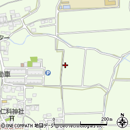 長野県大町市社館ノ内周辺の地図