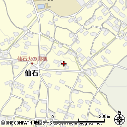 仙石公民館周辺の地図