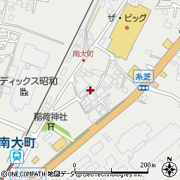 長野県大町市大町糸芝町周辺の地図