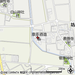 石川県白山市坊丸町60周辺の地図