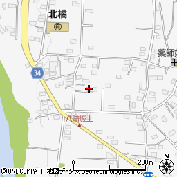 群馬県渋川市北橘町八崎788周辺の地図