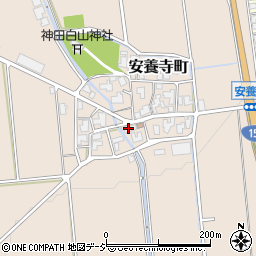 石川県白山市安養寺町戊周辺の地図