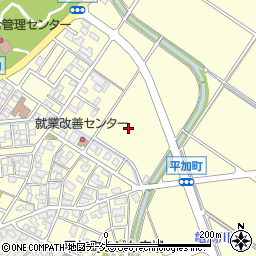 石川県白山市平加町周辺の地図