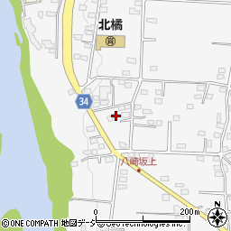 群馬県渋川市北橘町八崎347-1周辺の地図