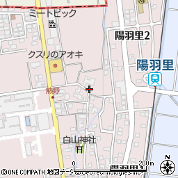 石川県白山市熱野町丙周辺の地図