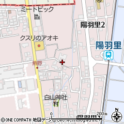 石川県白山市熱野町（丙）周辺の地図