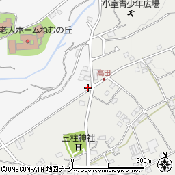 群馬県渋川市北橘町八崎2422-3周辺の地図