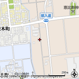 石川県白山市部入道町ト周辺の地図