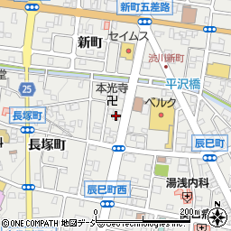 美好渋川店周辺の地図