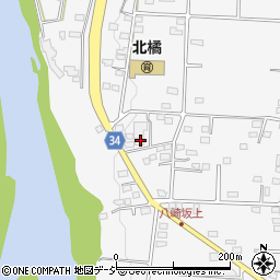 群馬県渋川市北橘町八崎353-1周辺の地図