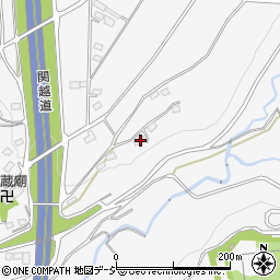 群馬県渋川市北橘町八崎2166周辺の地図