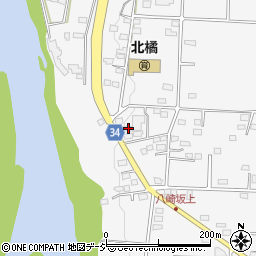 群馬県渋川市北橘町八崎351-2周辺の地図