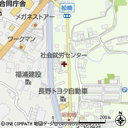 長野県大町市社館ノ内5892周辺の地図