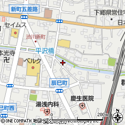 群馬県渋川市渋川辰巳町1312周辺の地図
