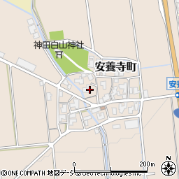 石川県白山市安養寺町イ周辺の地図