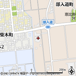 石川県白山市部入道町ト39周辺の地図