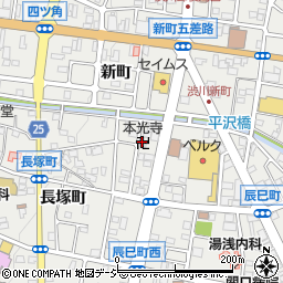 本光寺周辺の地図