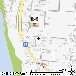 群馬県渋川市北橘町八崎357-4周辺の地図