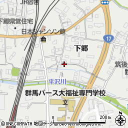 群馬県渋川市渋川（下郷）周辺の地図