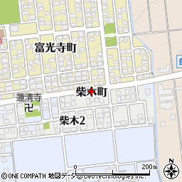 石川県白山市柴木町（乙）周辺の地図