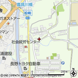 長野県大町市社松崎6871周辺の地図