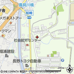 長野県大町市社松崎6872周辺の地図