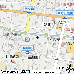 亀沢周辺の地図