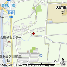 長野県大町市社松崎6861周辺の地図