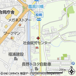 長野県大町市社松崎6874周辺の地図