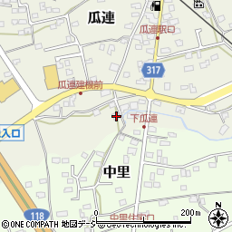 茨城県那珂市瓜連4658周辺の地図