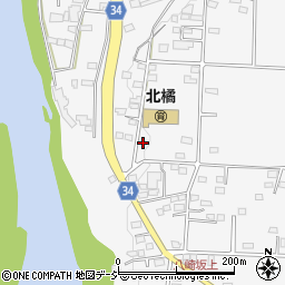 群馬県渋川市北橘町八崎372周辺の地図