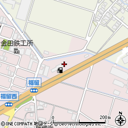 西日本フリート株式会社　ルート８松任給油所周辺の地図