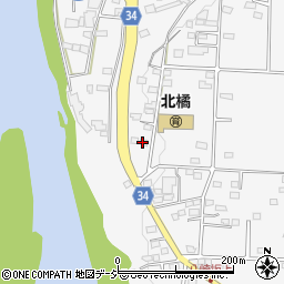 群馬県渋川市北橘町八崎367-1周辺の地図