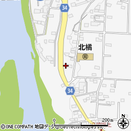 群馬県渋川市北橘町八崎368周辺の地図