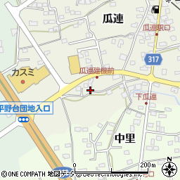 茨城県那珂市瓜連780周辺の地図