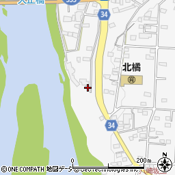 群馬県渋川市北橘町八崎294周辺の地図