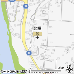 群馬県渋川市北橘町八崎374周辺の地図