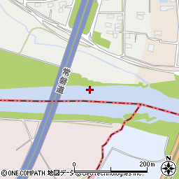 久慈川橋周辺の地図