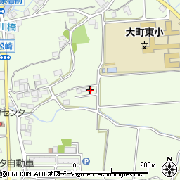 長野県大町市社松崎6857周辺の地図