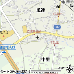 茨城県那珂市瓜連781周辺の地図