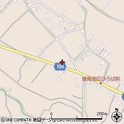 茨城県那珂市鹿島周辺の地図